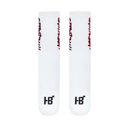 FlyBullys White Ankle Socks